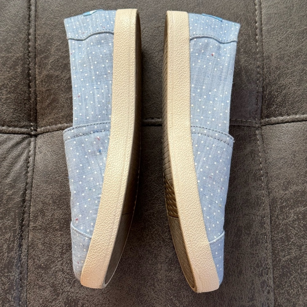 Toms Women’s Slip-on Shoes Light Blue Size 7 - Picture 7 of 9